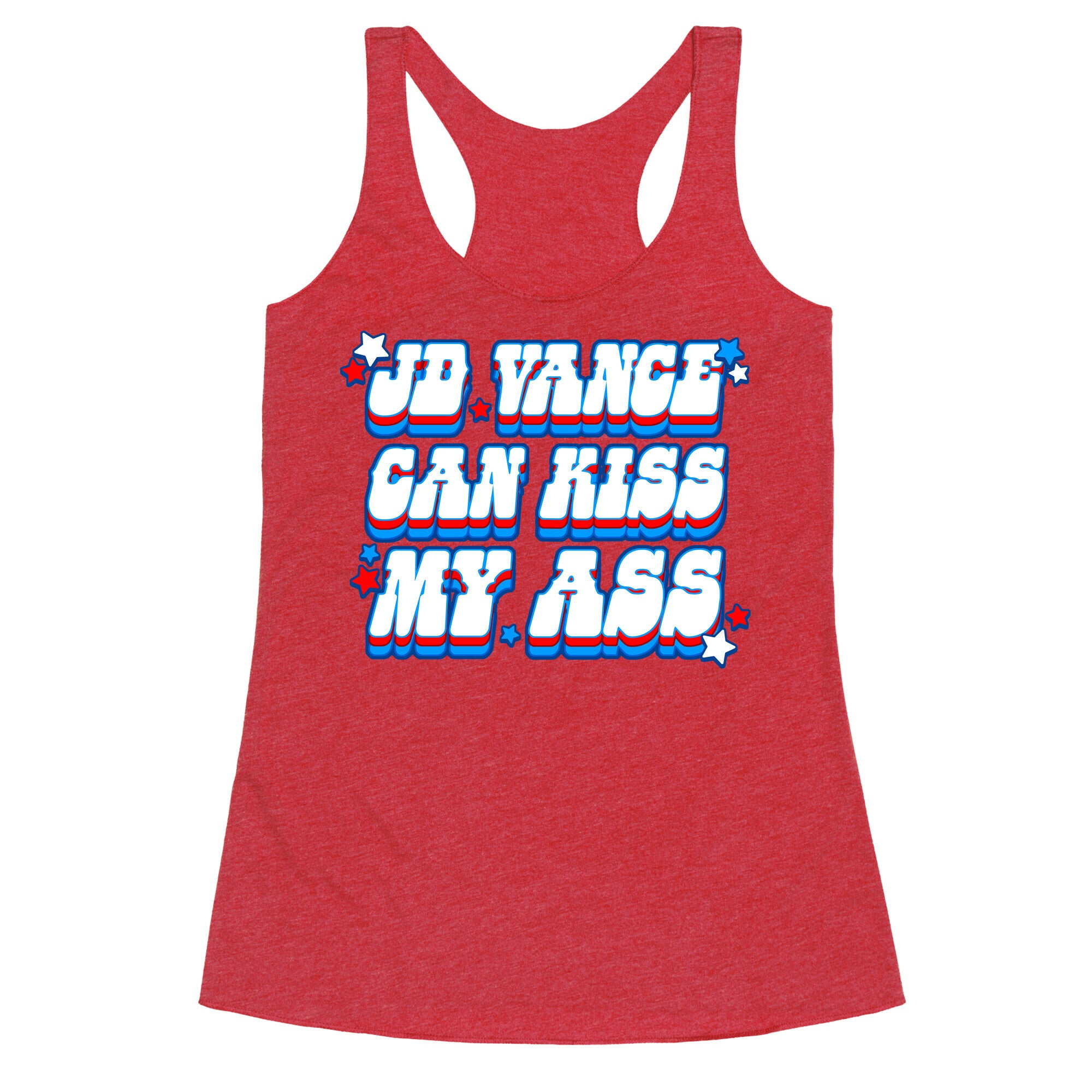 JD Vance Can Kiss My Ass Racerback Tank